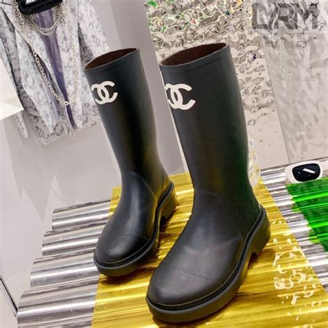 chanel rain boots ebay|Chanel rain boots price.